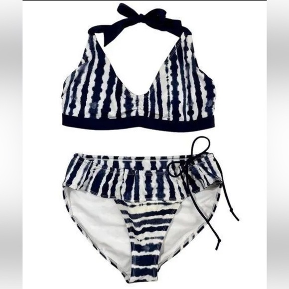 Athleta Wave Break Tie Dye Bikini Swimsuit Size XS - Picture 1 of 3